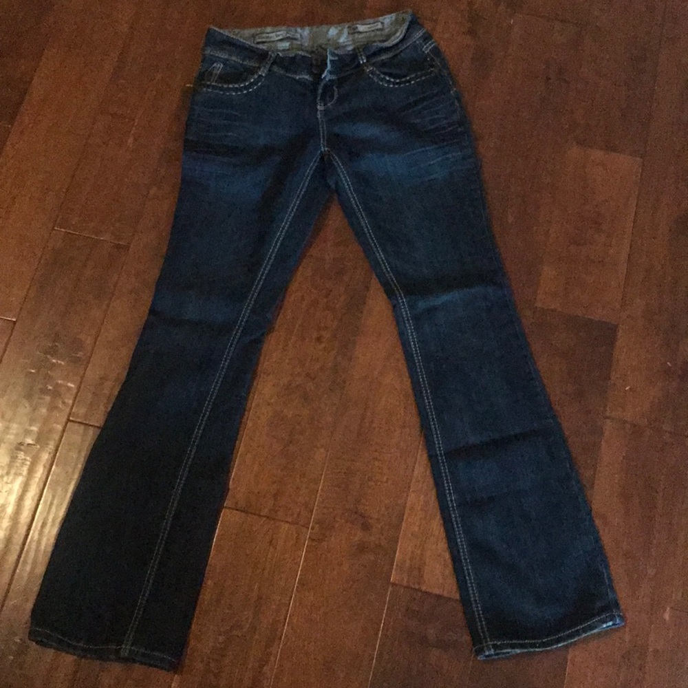 Dark denim jeans 7